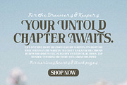 Untold Chapter Rustic Script & Serif, a Script Font by Letterhend Studio (Thumbnail 8 of 14)