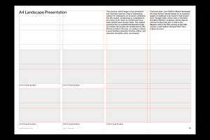 A4 Presentation Grid System