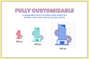 80 Business Positions Icons, a Solid Icon by Flat Icons (Thumbnail 3 of 7)
