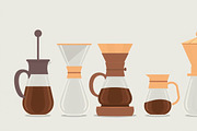 35 Vector Flat Coffee Tools Set, an Object Graphic by adenpinkstore (Thumbnail 8 of 17)