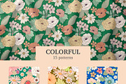 Groovy Summer - patterns collection, a Pattern Graphic by Alina Sh (Thumbnail 3 of 10)