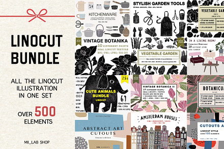 Linocut Bundle
