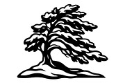 Windblown Tree Silhouette, an Object Graphic by Gfx_Store (Thumbnail 16 of 16)