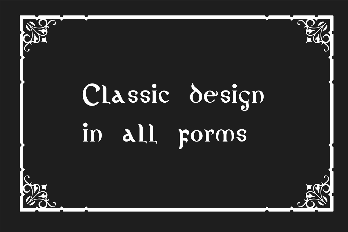 Kelasik Font preview 2