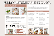 2 Page Beige & Brown Media Kit Canva, a Social Media Template by Daily Creative (Thumbnail 3 of 4)