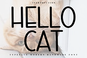 Hello Cat, a Sans Serif Font by InermediaSTUDIO (Thumbnail 1 of 7)