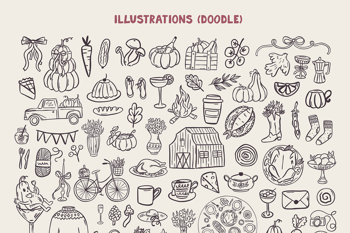 Autumn Holidays Bundle, an Object Graphic by AnnArt (Photo 5 of 14)