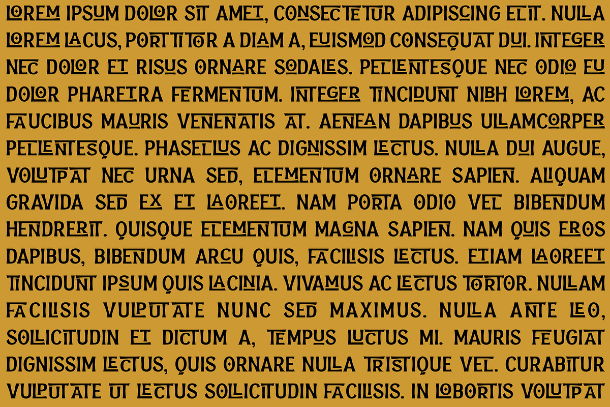 Dappers - a vintage display font, a Serif Font by Brainware Graphic (Photo 11 of 13)