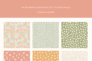 Meadow Flower Repeat Patterns