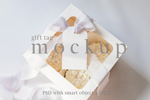Party Gift Tag Mockup,Favor Tag Mock, a Product Mockup by ILoveMockupDesign