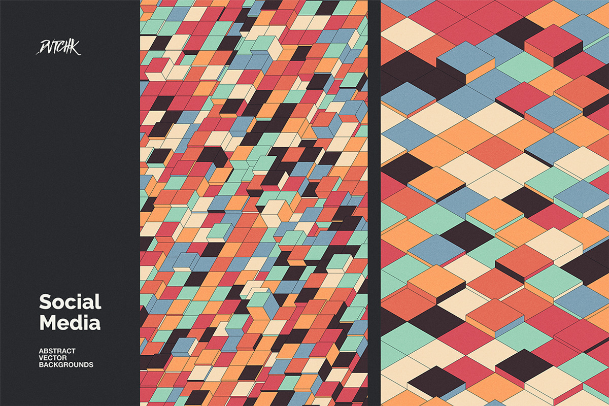 Social Media Vector Backgrounds V 03, a Background Graphic by dvtchk (Photo 10 of 10)