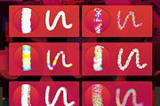 50 procreate glitch brushes, a Brush Add-On by Endete & Mazak brushes (Thumbnail 6 of 9)