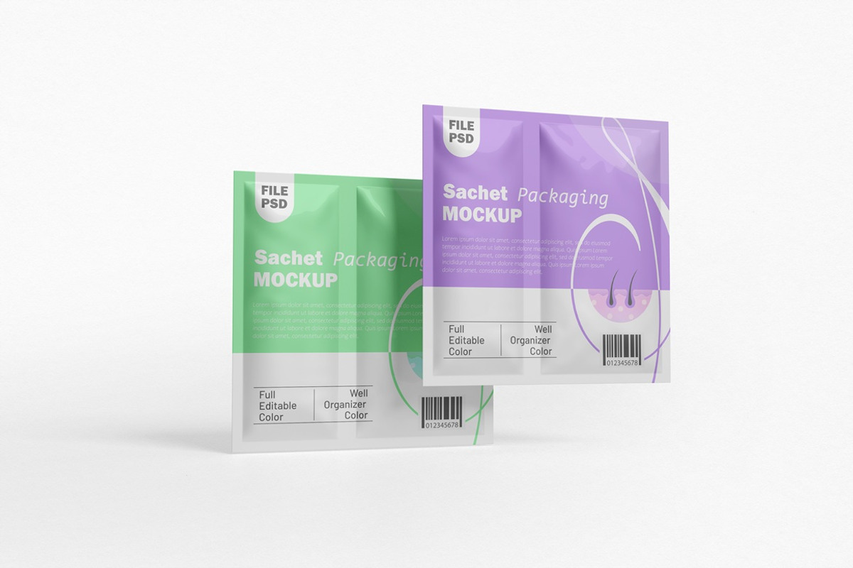 Sachet Packaging Mockup, a Packaging Mockup by Graphic Deal (Photo 6 of 7)