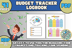 Summer Budget Tracker Log Sheets