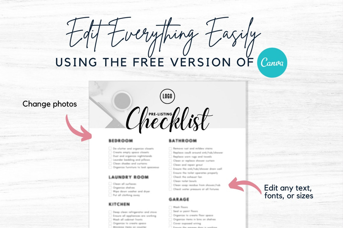 Pre-Listing Checklist Flyer CANVA, a Flyer Template by RealEstateDreams (Photo 3 of 4)