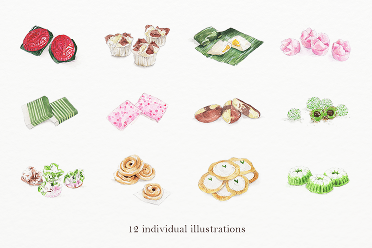 Traditional Snack Illustrations, a Food Illustration by elpple (Photo 2 of 3)