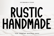 Rustic Handmade, a Script Font by FreshTypeINK (Thumbnail 1 of 8)