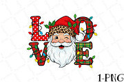 Love Christmas Png Sublimation Desig, an Illustration by DreamPrint404 (Thumbnail 1 of 7)