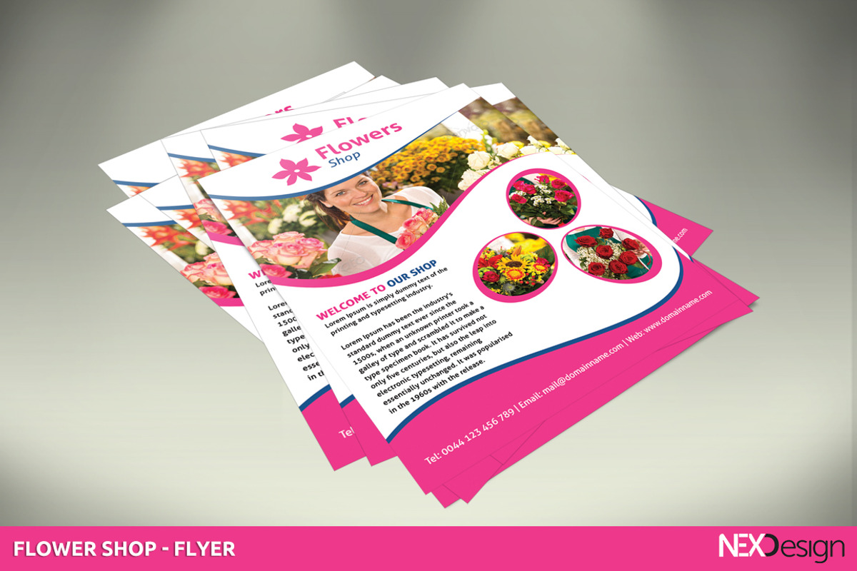 Flowers Shop Flyer - SK, a Flyer Template by UNIK Agency (Photo 4 of 5)