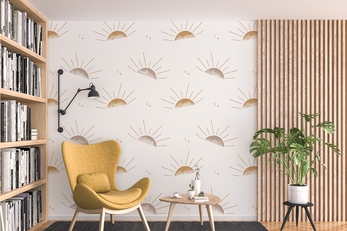 Mira Boho Sun Surface Patterns, a Pattern Graphic by Quinn Lane Designs (Photo 6 of 8)