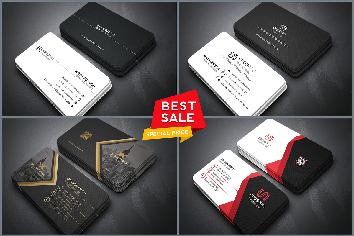 25 Business Cards Bundle, a Business Card Template by Genereux Art (Photo 6 of 9)