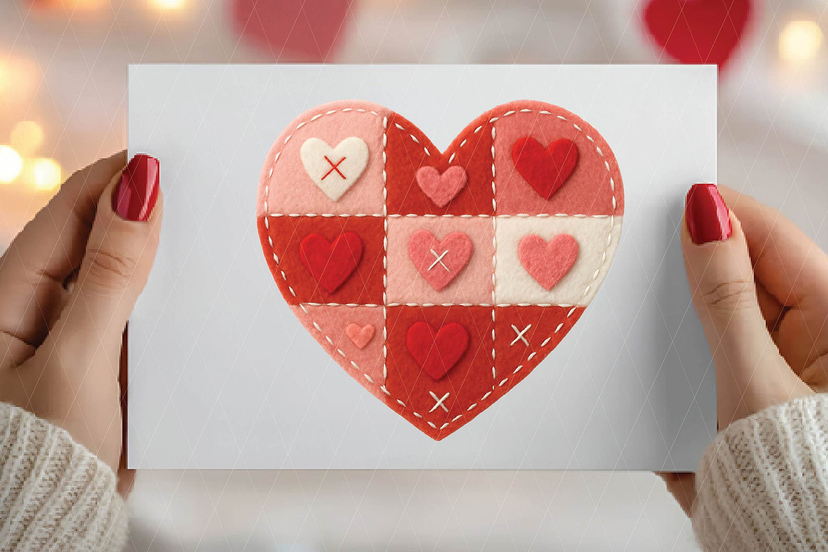 Latch Hook Patchwork Valentine Heart, an Illustration by DreamPrint404 (Photo 6 of 8)