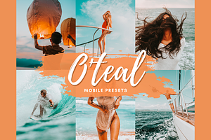 ORANGE TEAL Mobile Lightroom Presets