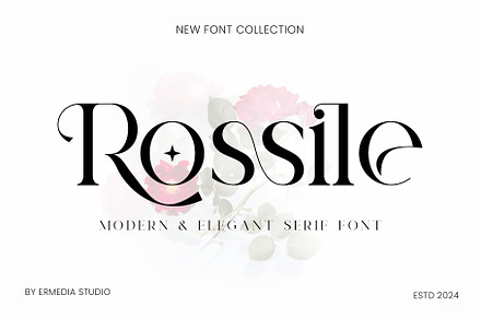 Rossile Serif Font, a Serif Font by Ermedia Studio
