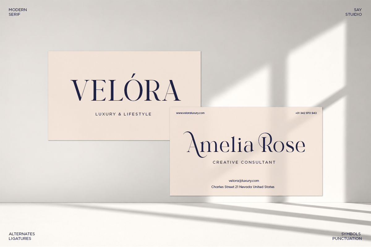 Stylish Elegant Serif Font - Esthary, a Serif Font by Say Studio (Photo 6 of 10)