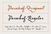 Parochus medieval script font family, a Blackletter Font by kaer_shop (Thumbnail 2 of 10)
