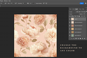 Peony Floral Seamless Pattern, a Pattern Graphic by LUSH Studio (Thumbnail 2 of 6)