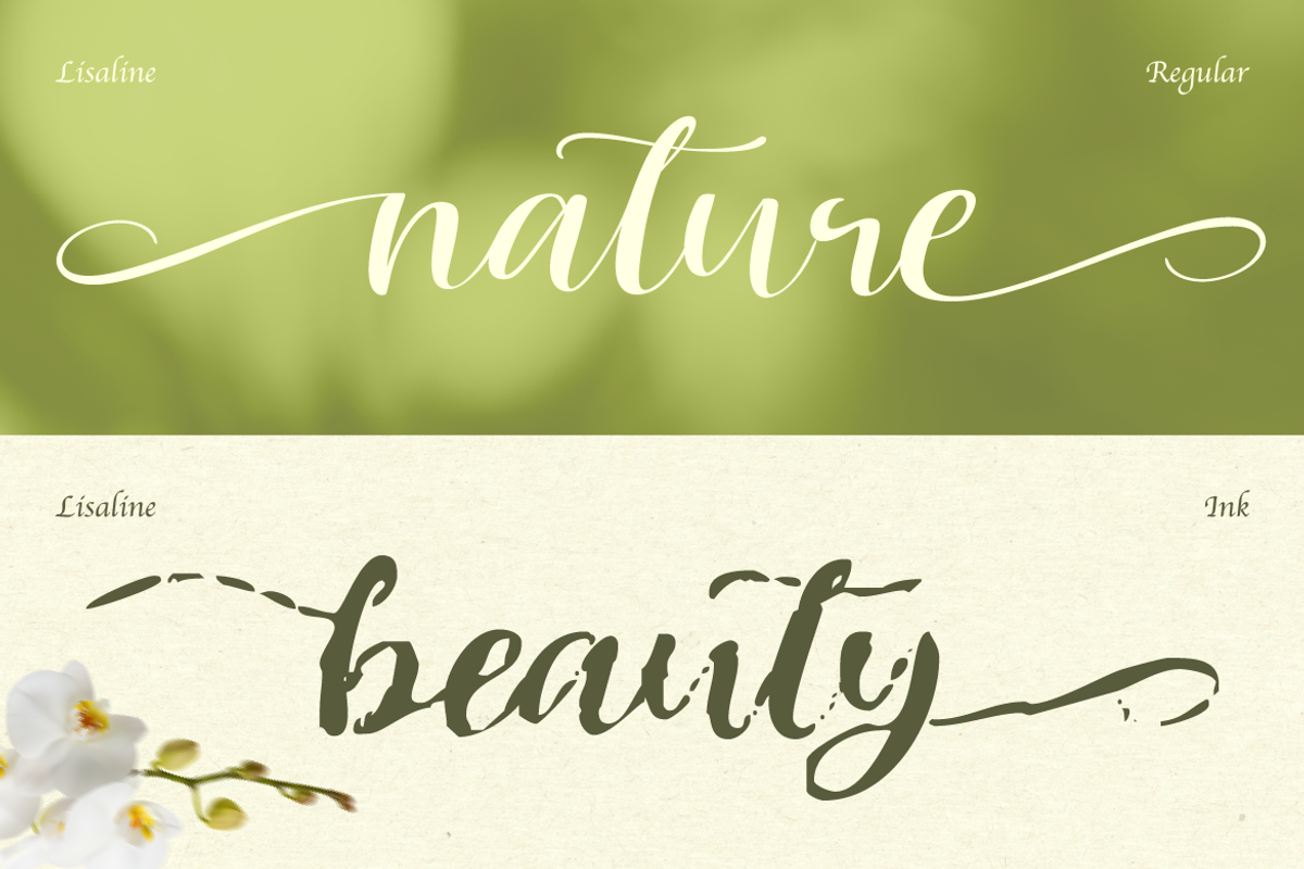Lisaline, a Script Font by Artisan Themes (Photo 4 of 11)