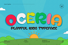 Oceria – Playful Kids Typeface