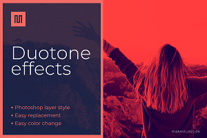 Duotone effect - Photoshop effect
