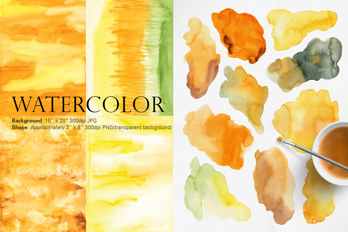 Watercolor Flower - Soft Yellow, an Illustration by Beigetime (Photo 8 of 11)