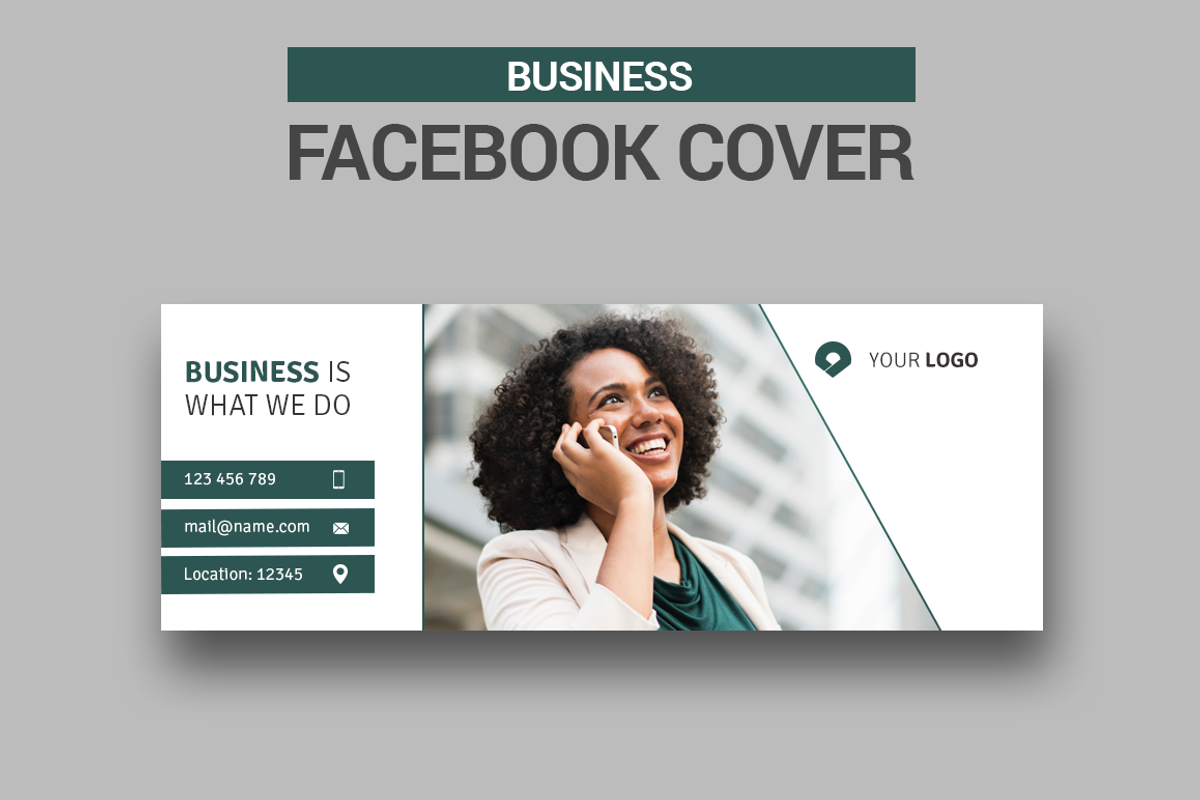 Business Facebook Cover, a Social Media Template by Creatricks