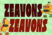 Zeavons - Condensed Retro Sans Font, a Sans Serif Font by Typia Nesia (Thumbnail 2 of 11)