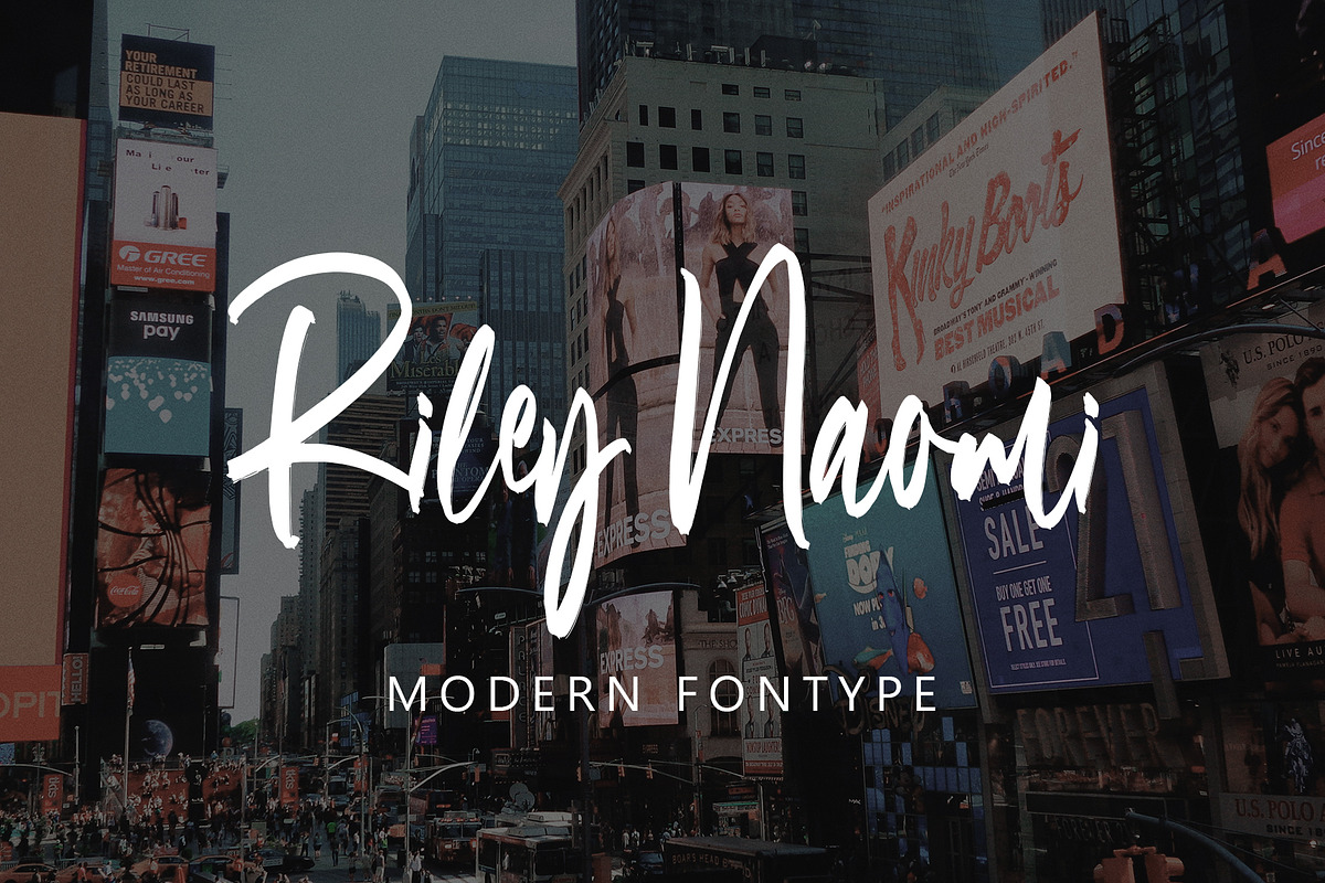 Riley Naomi, a Handwritten Font by HaKi Studio (Photo 1 of 5)