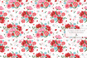 Valentine Doodles Seamless Patterns, a Pattern Graphic by KaramfilaS (Thumbnail 8 of 19)