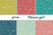 Fitness Girl Glitter, a Texture Graphic by GlamArtZhanna (Thumbnail 2 of 2)