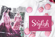 Beauty & Shine / Pretty Script, a Script Font by Java pep (Thumbnail 9 of 15)