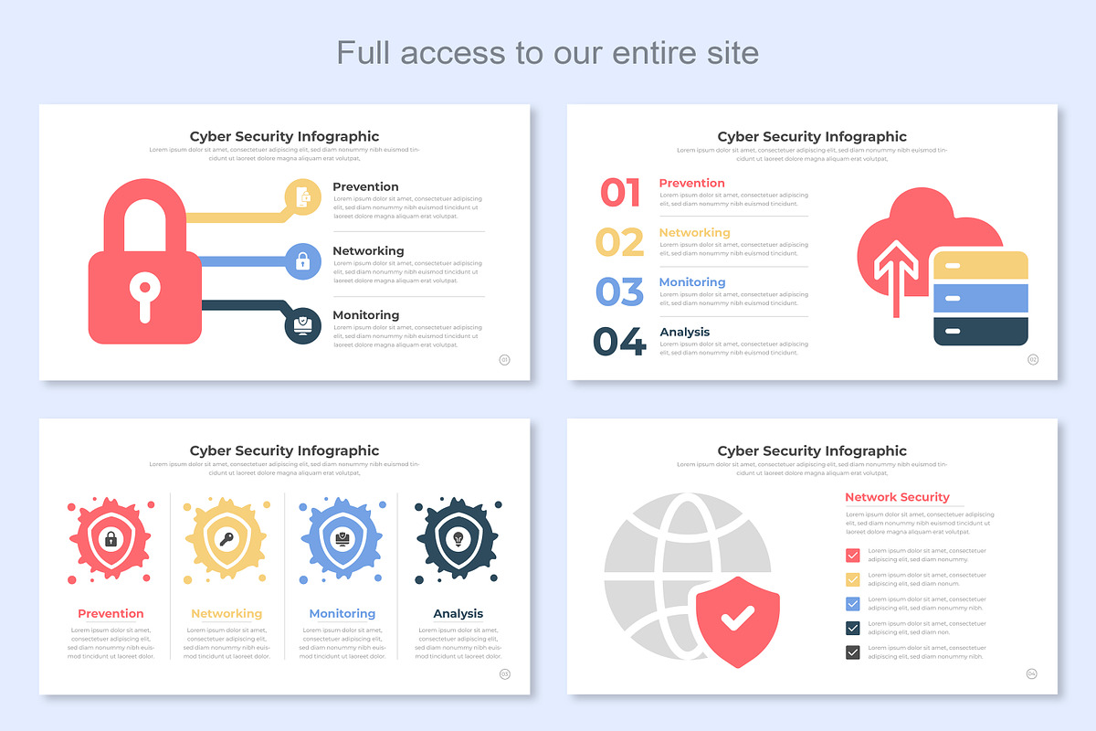 Cyber Security Infographic Google, a Templates & Theme by Mighty-Slide (Photo 2 of 7)