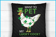 Lucky Cock Chicken St. Patrick's Day, an Object Graphic by Creativeusart (Thumbnail 4 of 4)