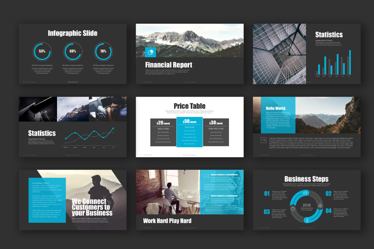 Inspirational Powerpoint Template, a Presentation Template by Vizualus