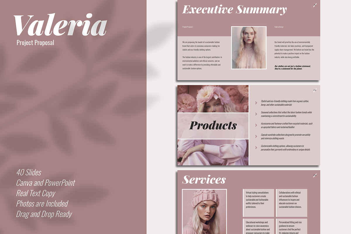 Valeria Business Proposal, a Presentation Template by SlideStation (Photo 2 of 9)