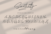 Sweetcatty - A Signature Font, a Script Font by overlaytemplates (Thumbnail 4 of 7)