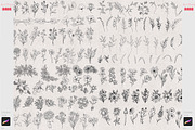 Procreate Botanical Stamp Flower Art, a Brush Add-On by ArtPrintBabe (Thumbnail 5 of 6)