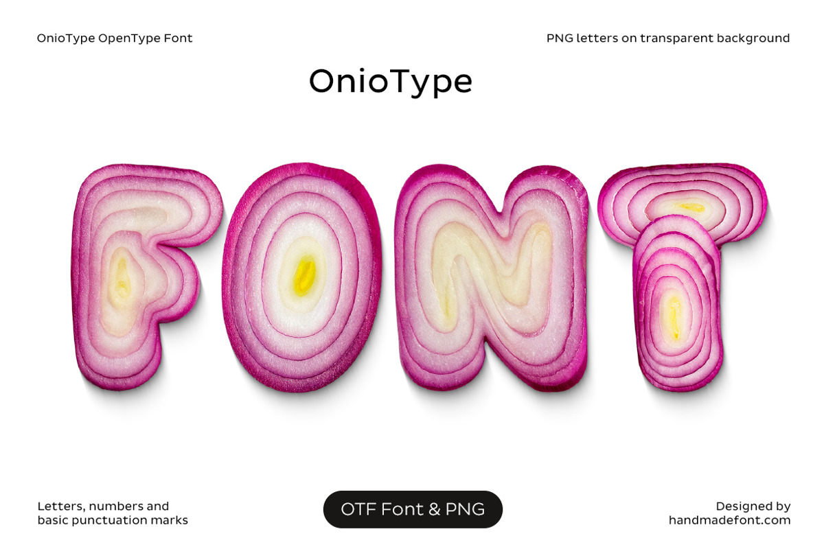 OnioType Font, a Sans Serif Font by Handmadefont (Photo 1 of 11)