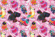 Australian Birds, a Pattern Graphic by PenguinHouse (Thumbnail 2 of 9)
