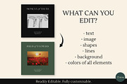 Dark Editorial Social Media Kit, a Social Media Template by Clairee Design Studio (Thumbnail 4 of 7)